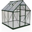 Palram Canopia Hybrid 6 x 6ft Green Greenhouse