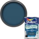 Dulux Simply Refresh Feature Wall One Coat Matt Emulsion Paint Indigo Shade - 1.25L