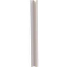 High Gloss/Modern Slab/Handleless Kitchen Corner Post (W)65mm - Gloss White