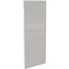 Modern Slab Kitchen Cabinet Door (W)297mm - Gloss Grey
