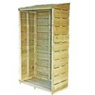 Shire Tall Wall Log Store - 3 x 1.5ft