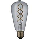 TCP Decorative Lightbulb Soft Filament ST64 Cage ES 4W/23W Cage Cool Smoked 1 Pack