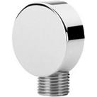 Bathstore Techno Round Wall Outlet Elbow