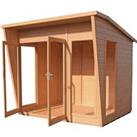 Shire 8 x 8ft Highclere Double Door Summerhouse - Including Installation
