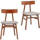 Baxter Oak Dining Chairs - Set of 2