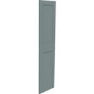 Classic Shaker Kitchen Larder Door (Pair) (H)976 x (W)497mm - Green