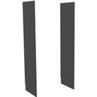 House Beautiful End Panel (Pair) Realm - Carbon Grey