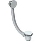Bathstore Bath Click Clack Waste with Overflow - Chrome