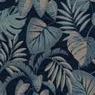 Next Jungle Leaves Navy Wallpaper
