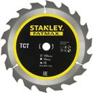 STANLEY Circular Saw Blade, TCT, 190x 16 x 18T ( STA15370-XJ)