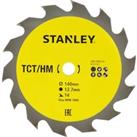 STANLEY Circular Saw Blade, TCT, 140 x 12.7 x 14T (STA13000-XJ)