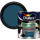 Dulux Simply Refresh Multi Surface Eggshell Paint Stonewashed Blue - 750ml