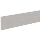 High Gloss/Modern Slab/Handleless Kitchen Filler Panel (W)148 x (L)597mm - Gloss Grey