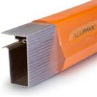 Alupave Fire Rated Flat Roof & Decking Side Gutter 6m Mill