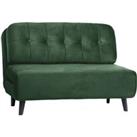 Draper Velvet Folding Sofa Bed - Emerald
