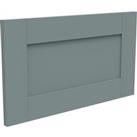 Classic Shaker Kitchen Pan Drawer Front (W)597mm - Green