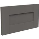 Classic Shaker Kitchen Bridging Door (W)497mm - Dark Grey