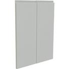 Handleless Kitchen Cabinet Door (Pair) (W)275mm - Matt Light Grey