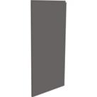 Handleless Kitchen Larder Door (H)1236 x (W)497mm - Matt Dark Grey