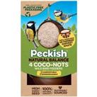Peckish Coco-Not Wild Bird Suet Feeder - Pack of 4
