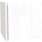 House Beautiful Escape Single Bridging Unit, White Carcass, Gloss White Handleless Door (W) 450mm x 