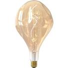 Calex Filament XXL Organic Evo PS165 Gold E27 Dimmable 130 Lumen Warm White Decorative Light Bulb