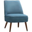 Toby Velvet Accent Chair - Aegean Blue