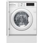 Bosch Series 8 WIW28502GB Integrated 8kg Washing Machine with 1400 rpm - White
