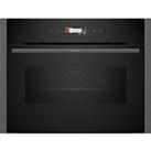 NEFF N70 C24MR21G0B Compact Electric Single Oven with Microwave Function - Graphite