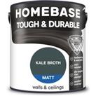 Homebase Tough & Durable Matt Paint Kale Broth - 2.5L
