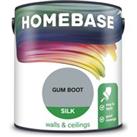 Homebase Silk Emulsion Paint Gum Boot - 2.5L