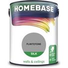 Homebase Silk Emulsion Paint Flintstone - 5L