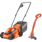 Flymo SimpliMow 300 Electric Lawnmower & Mini Trim Grass Trimmer