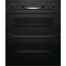 Bosch Series 4 NBS533BB0B Built Under Electric Double Oven - Black