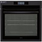 AEG AssistedCooking BPE748380T Built In Electric Single Oven - Black