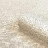 Belgravia Decor Palm Weave Textured Cream Wallpaper A4 Size Sample