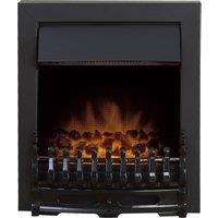 Adam Blenheim 2000W Electric Fire with Inset Fitting and LED Flame Effect - Black