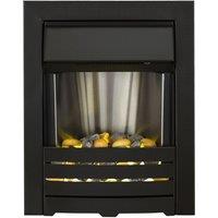 Adam Helios 2000W Electric Fire with Inset Fitting - Black