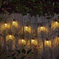 The Solar Company Metal Cage String Lights
