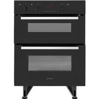 Indesit Aria IDU6340BL Built Under Electric Double Oven with Feet - Black