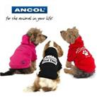 Ancol Dog Jumper Warm Puppy Fashion Hoodie - Bright Bold Unisex Sweater for Dogs