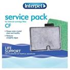 Interpet Cartridge Filter Service Pack Mini CF1 CF2 CF3 Aquarium Media Fish Tank