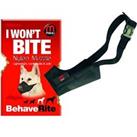 Mikki Training Dog Muzzle Soft Nylon Safe Bite Protecting Safety All Sizes 0-10