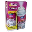 Johnsons 4 Fleas Twin Pack Flea Fogger Household Killer Bomb 2 Cans of Fog Spray