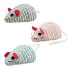 Trixie Sisal Mouse XXL Cat Scratching Large Chase Toy & Bell Supports Claw Care