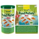 Tetra Pond Pellets Mini Fish Food 1L 4L Koi Goldfish Orfe Garden Floating Pellet