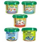Tetra Pond Fish Food Koi, Variety, Multi Mix, Wheatgerm Sticks in 10L Bucket Tub