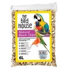 The Bird House Beech Chips 6L Coarse Substrate - for Parrot & Bird Floor Bedding
