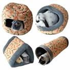 Rosewood Small Animal Luxury Plush Carrot Beds & Tunnels for Rabbit Guinea Pig
