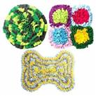 Happy Pet Fluffle Rummaging Dog Mat Puzzle Toy Puppy Treat Snuffle Finder Game